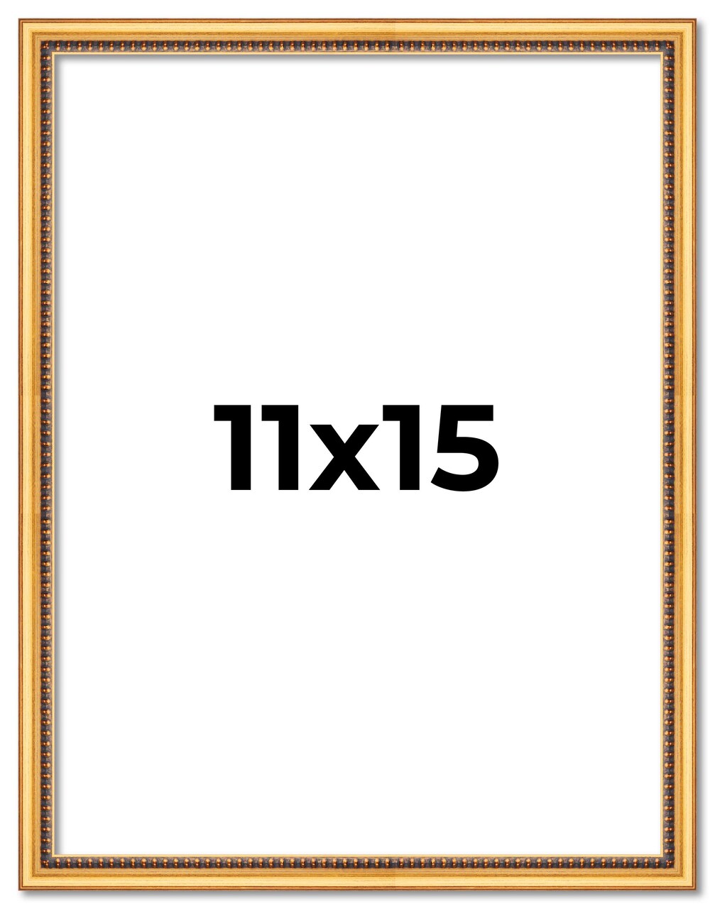 Classic Modern Gold Picture Frame - UV Acrylic, Foam Board Backing, Hanging Hardware